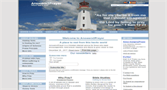 Desktop Screenshot of answers2prayer.org